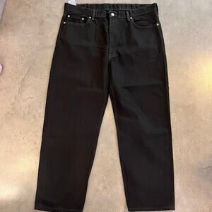Levi Strauss Co 550 Black Denim Jeans Mens 42W 30L classic pants NEW 3XL